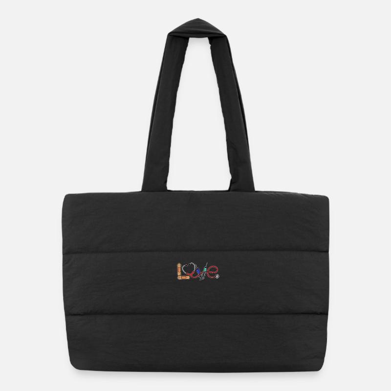 Aide soignante Sac shopping matelassé