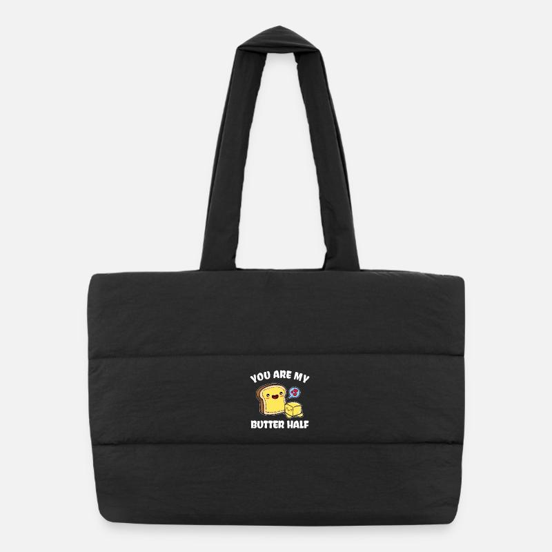 Cœur Saint Valentin Déclaration couple Sac shopping matelassé
