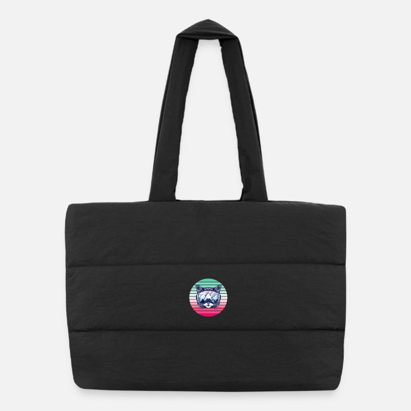 Chat de fête de ski Sac shopping matelassé