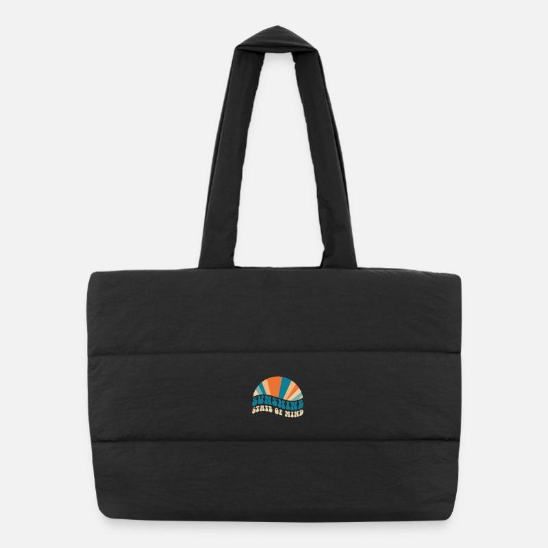 Sunshine State of Mind Puffer Shopping Bag