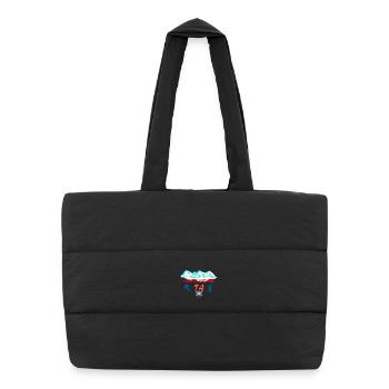 Haute-Savoie - Puffer Shopping Bag - black - Front