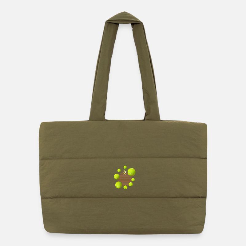 Balle de tennis Sac shopping matelassé