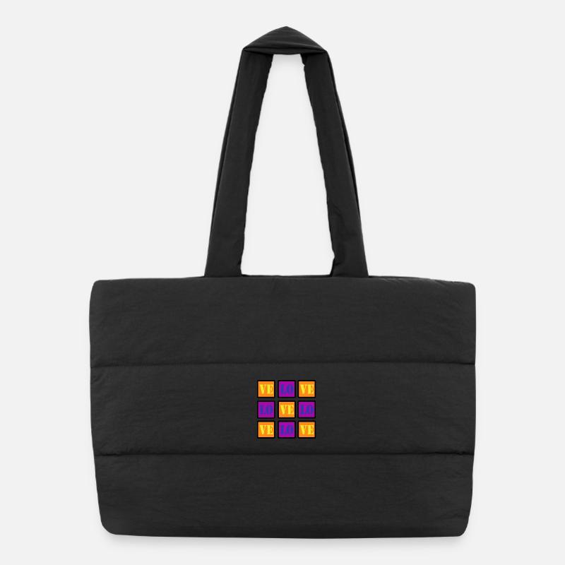 VELO LOVE LOVE VÉLO VÉLO CADEAU Sac shopping matelassé