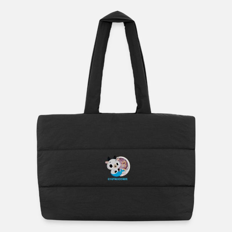 Signe du zodiaque Capricorne Sac shopping matelassé