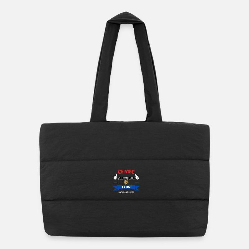 Ce mec supporte Lyon Sac shopping matelassé