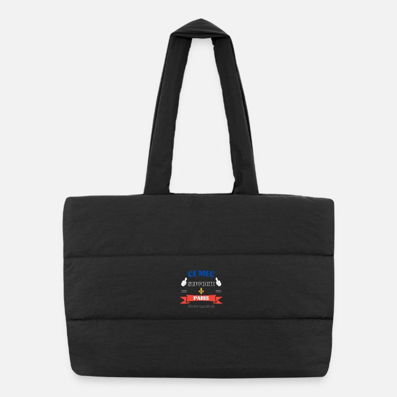 Ce mec supporte Paris Sac shopping matelassé