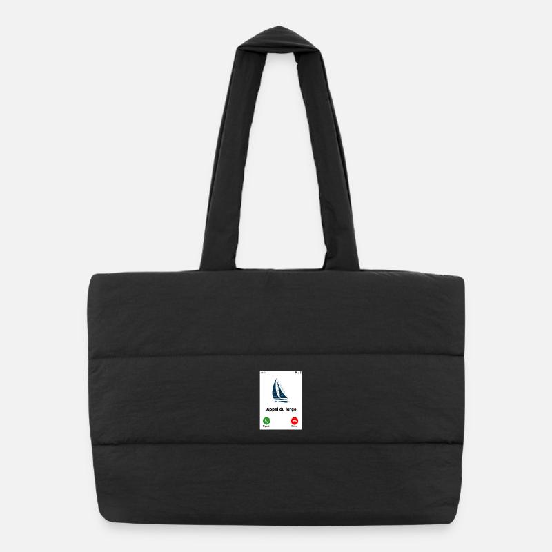 Appel du large Sac shopping matelassé