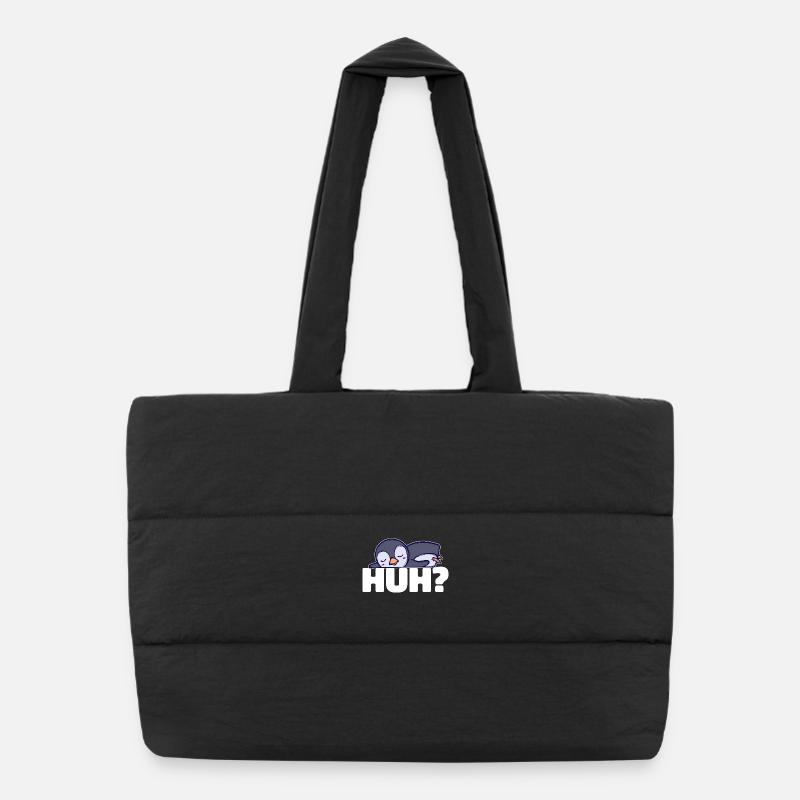 Pingouin doux froid Antarctique Disant Oiseau Animal Sac shopping matelassé