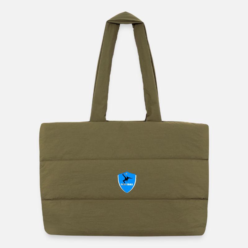 football Sac shopping matelassé