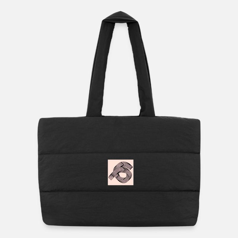 Modèle graphique Sac shopping matelassé