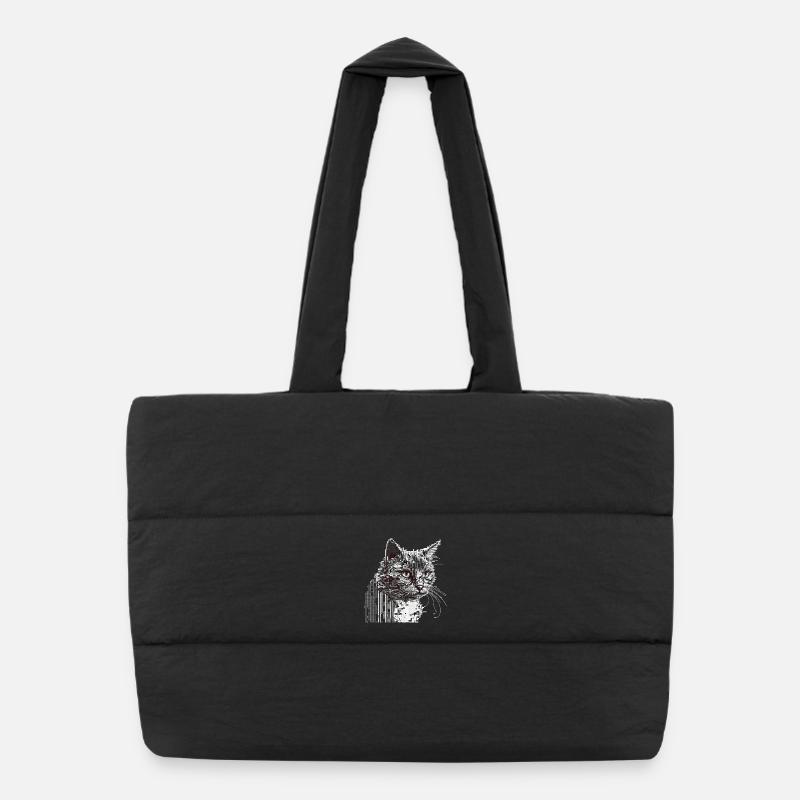 ASCII Cat Puffer-Einkaufstasche