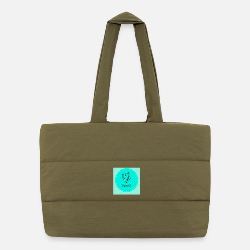 pisces Puffer Shopping Bag