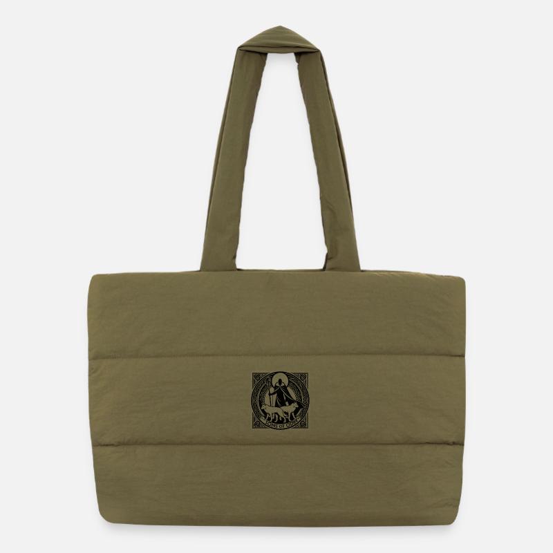 Söhne Odins Puffer-Einkaufstasche