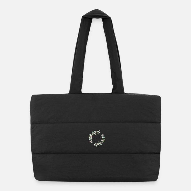 Enterrement de vie de garçon de mariage Eucalyptus Bohème Sac shopping matelassé
