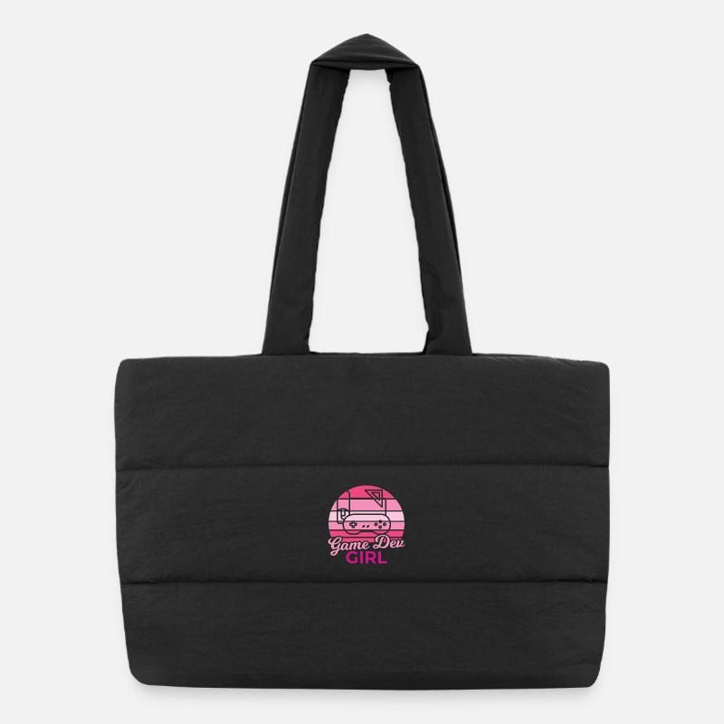 Game Developer Puffer Shopping Bag
