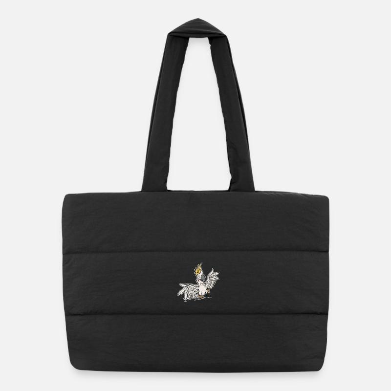 Parrot, Pet, Tropical, Bird, Animal, Zoo Animals Puffer Shopping Bag