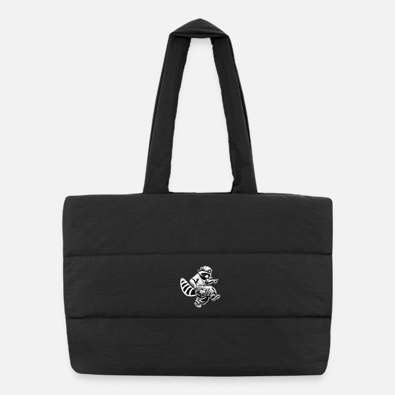 Raton laveur hiphop Sac shopping matelassé