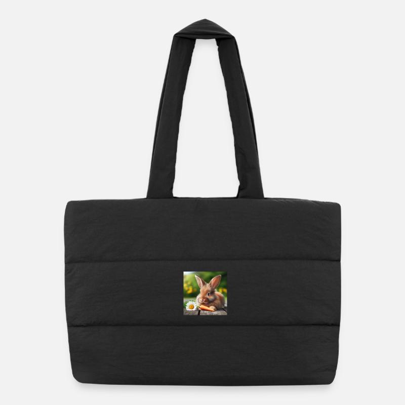 Adorable bunny Puffer Shopping Bag