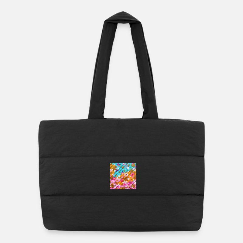 Spring Blossoms - Sonja Ariel von Staden Puffer Shopping Bag