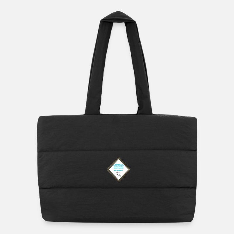 J'y arrive pas Sac shopping matelassé