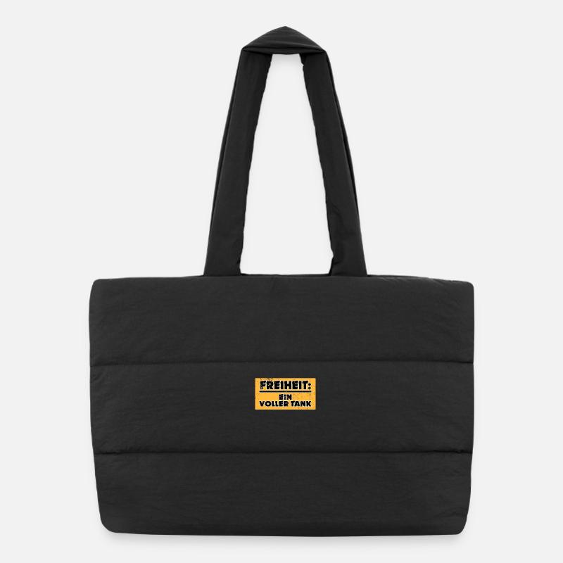 Electricity Electrical Energy Refueling Statement Gasoline Puffer Shopping Bag