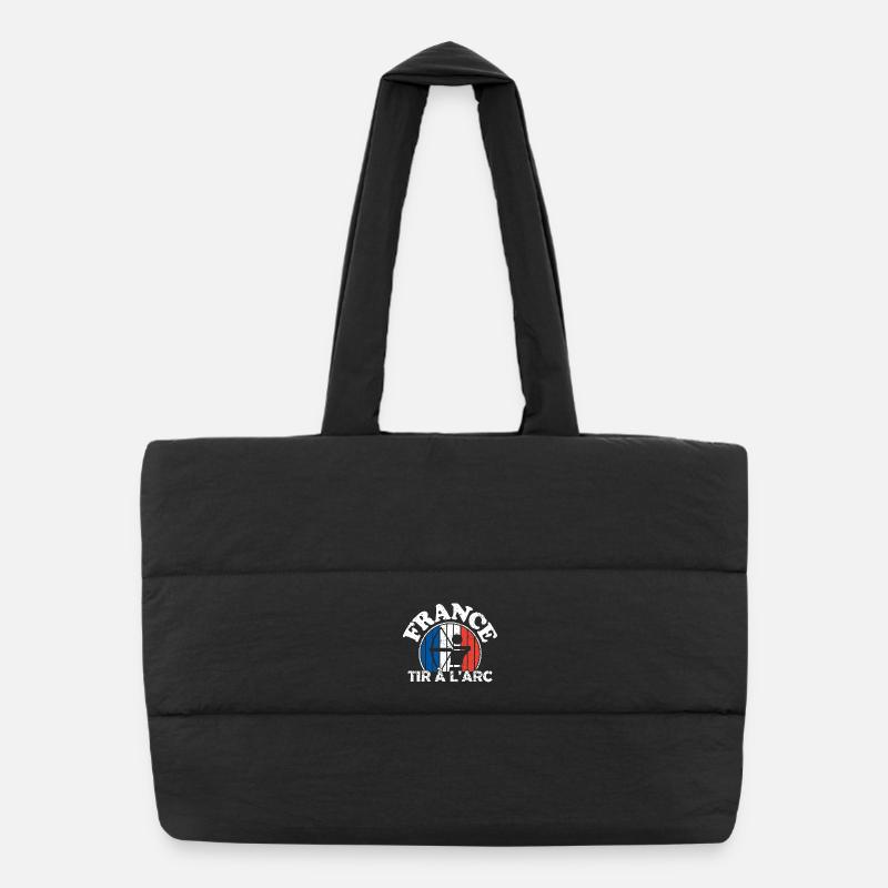 Tir à l'arc - Équipe de tir à l'arc de France. Sac shopping matelassé