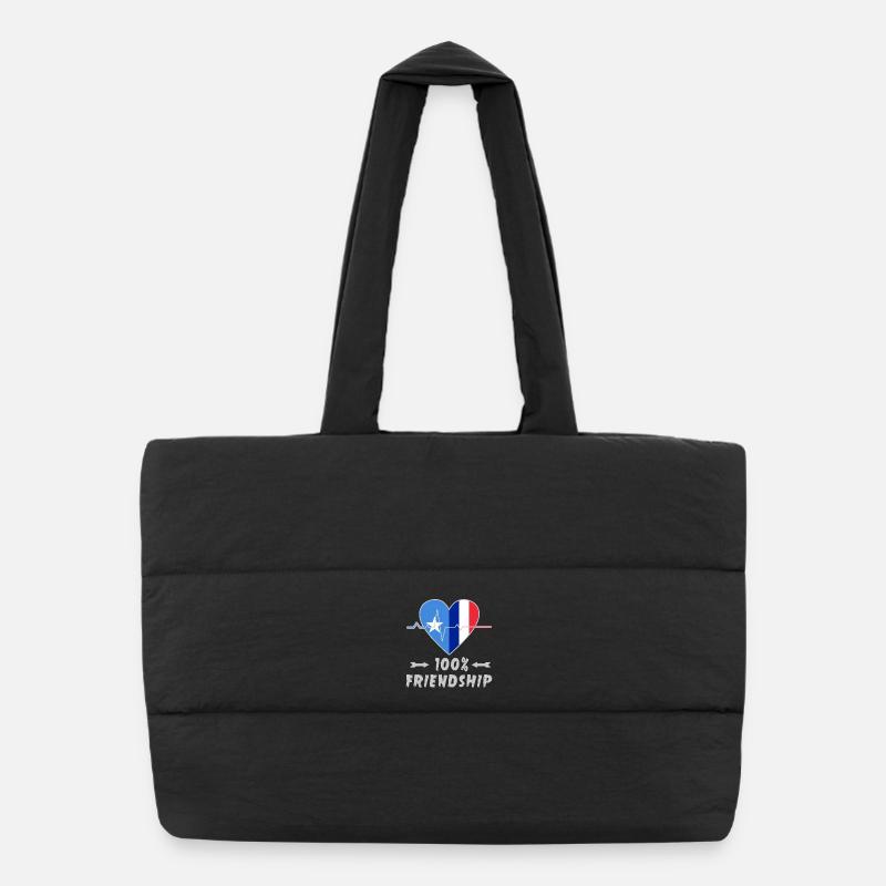 Somalia und Frankreich 100% Freundschaft Puffer-Einkaufstasche