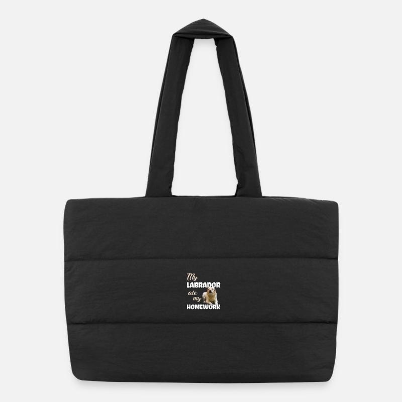 Devoirs du Labrador Sac shopping matelassé
