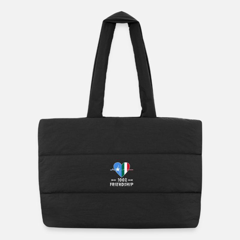 Somalia und Italien 100% Freundschaft Puffer-Einkaufstasche