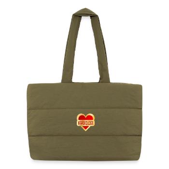 FACHARZT DER KARDIOLOGIE - KARDIOLOGE - Puffer-Einkaufstasche - safari Green - Vorne