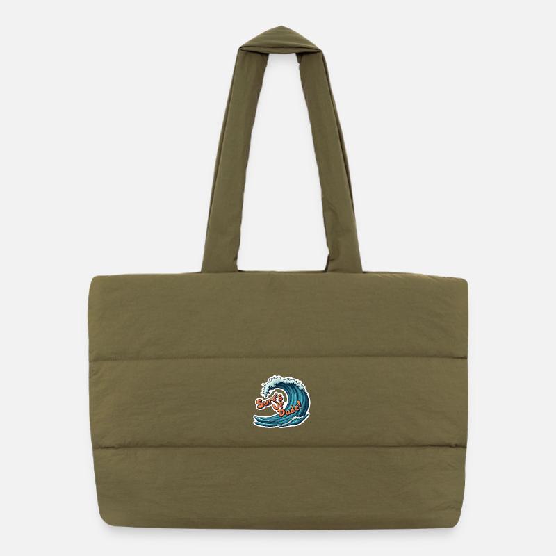 Surfe dessus, mec ! Sac shopping matelassé