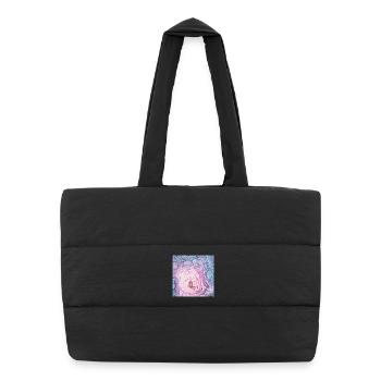 Mystical place - Puffer Shopping Bag - black - Front