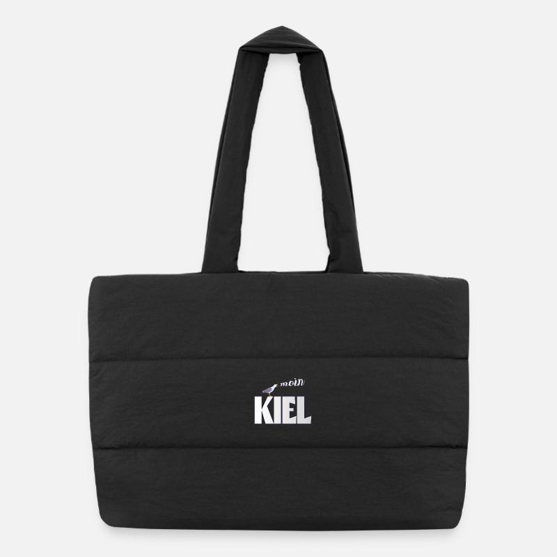 Kiel Möwe & Moin Design Puffer-Einkaufstasche