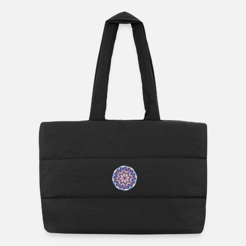 Mandala der Weisheit Puffer-Einkaufstasche