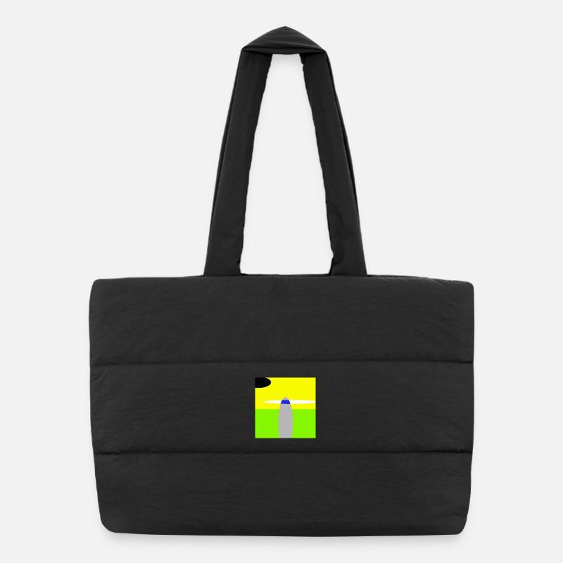 Paysage spatial Sac shopping matelassé
