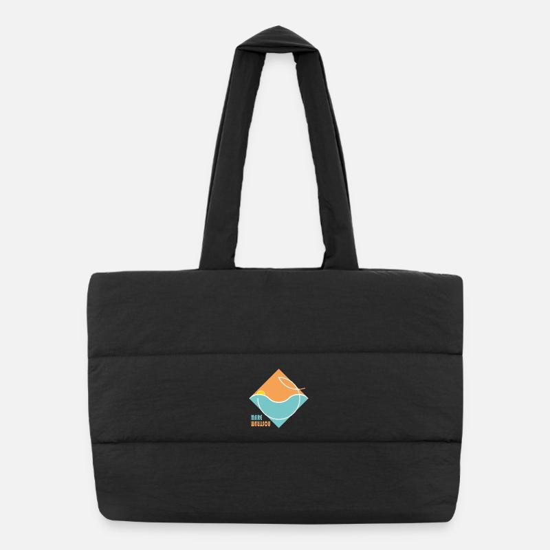 MARE NOSTRUM - Puffer Shopping Bag - black