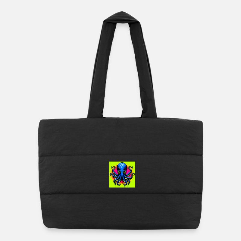 Pieuvre Sac shopping matelassé