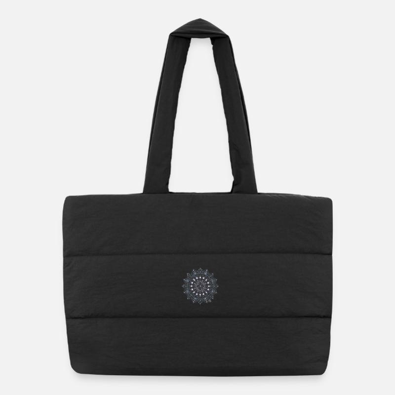 Motif géométrique du mandala Sac shopping matelassé