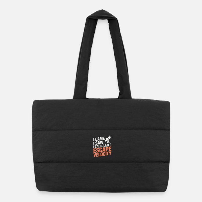 Art spatial du système solaire Sac shopping matelassé