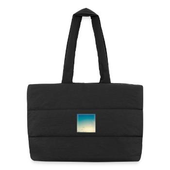Ciel - Sac shopping matelassé - noir - Devant
