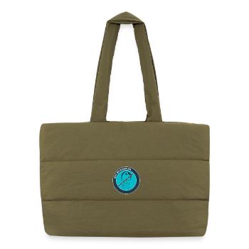 Not My Kanzler – Politische Satire - Puffer-Einkaufstasche - safari Green - Vorne