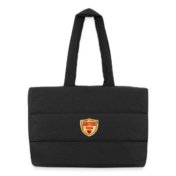 GRADUATION ABI 2026 ABITUR - Puffer Shopping Bag - black - Front