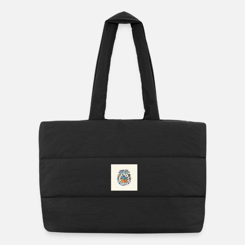 Moving Puzzle Puffer Shopping Bag