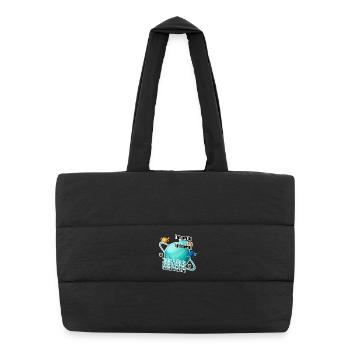 I am more the Uranus kind o' person - Puffer Shopping Bag - black - Front