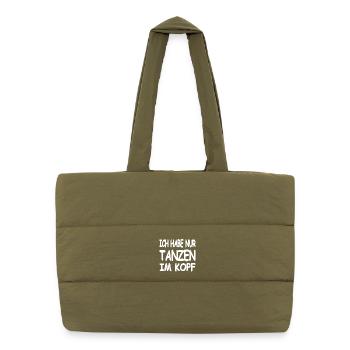Tanzen - Puffer-Einkaufstasche - safari Green - Vorne