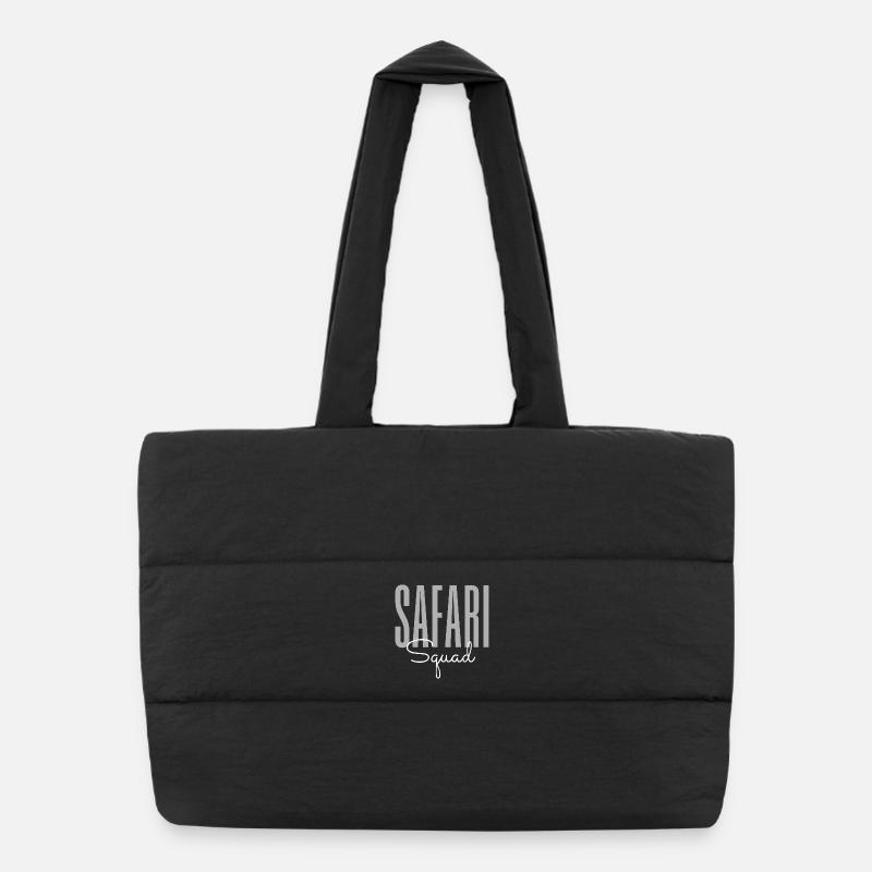 safari squad Puffer Shopping Bag