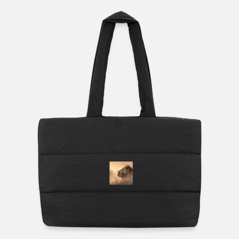 Tender Lions – Family in the Sunlight Puffer Shopping Bag