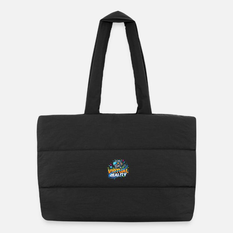 Virtual Reality Gaming Technology Kidstyle Puffer Shopping Bag