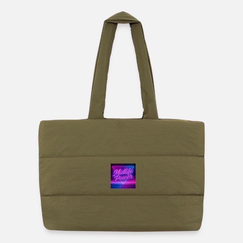 Pouvoir de la mi-vie Sac shopping matelassé
