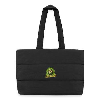 Soutenez vos agriculteurs locaux - Sac shopping matelassé - noir - Devant